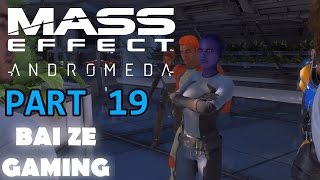 Mass Effect Andromeda Walkthrough 19 - Protestors! Drack and Kesh Conversations!