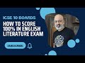 Revision and Exam Writing Strategy for English Literature Exam | ICSE Class 10 | T S Sudhir | SWS