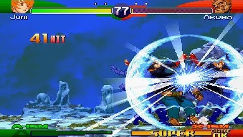 Street Fighter Alpha 3 (PS1) JULI & JUNI;Dramatic Battle, A-ISM [8k] [TAS]