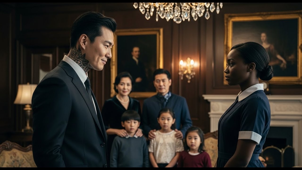 The Korean Mafia Boss Mocked the Black Maid’s Accent — He Didn’t Know Who Taught Her Korean..