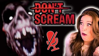 DON’T SCREAM! Or you LOSE! | JUMP SCARE - Scottish Girl REACTS - LET’S PLAY