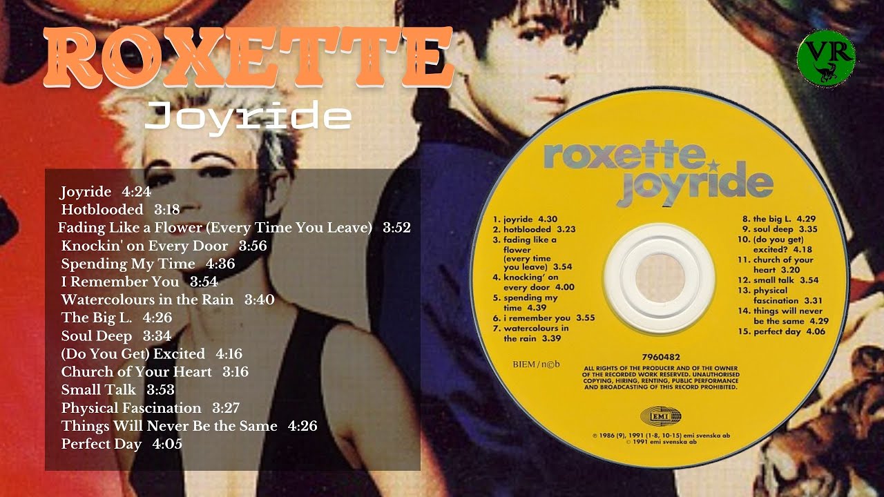 roxette joyride オリギナル　1991 Joyride - YouTube