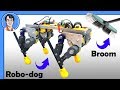 Robot Dog vs Broom - Experiments with Compliant Joints