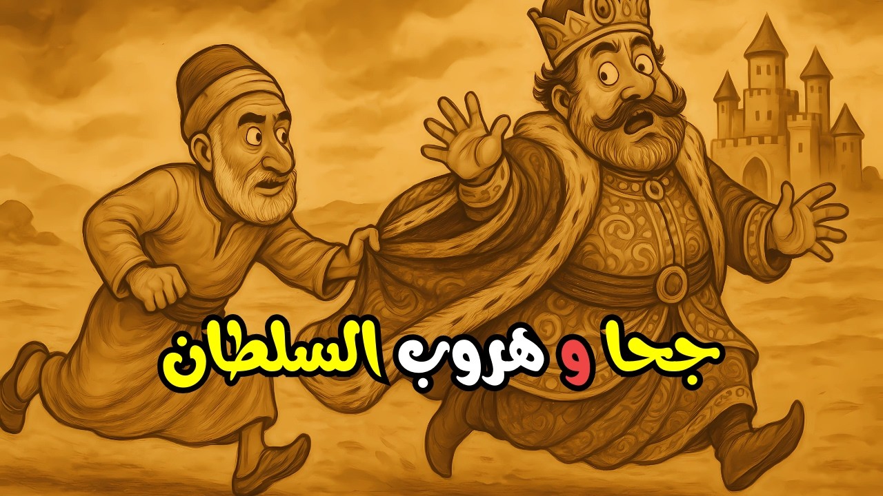 قصة جحا والسلطان الهارب من حواديت زمان - قصة مشوقة و مسلية أتمنى ان تنال إعجابكم