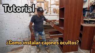 Tutorial ¿como instalar cajones ocultos? 🤔 ✅ by Carpinteando con Roger 1,346 views 2 months ago 8 minutes, 34 seconds