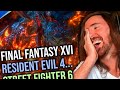 Asmongold Reacts to NEW Game Trailers: Resident Evil 4, Final Fantasy XVI & more | State of Play