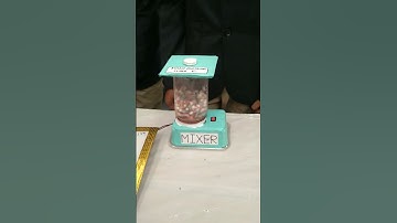 Hand made mixer grinder #scienceexperiment #scienceproject #shortvideo #ytshorts