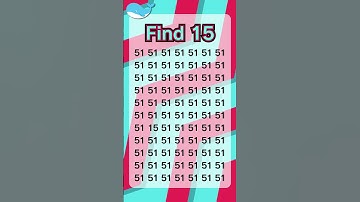 Check observation skill 157: only 7% people can find the number in 5 sec #shorts #spotthedifference