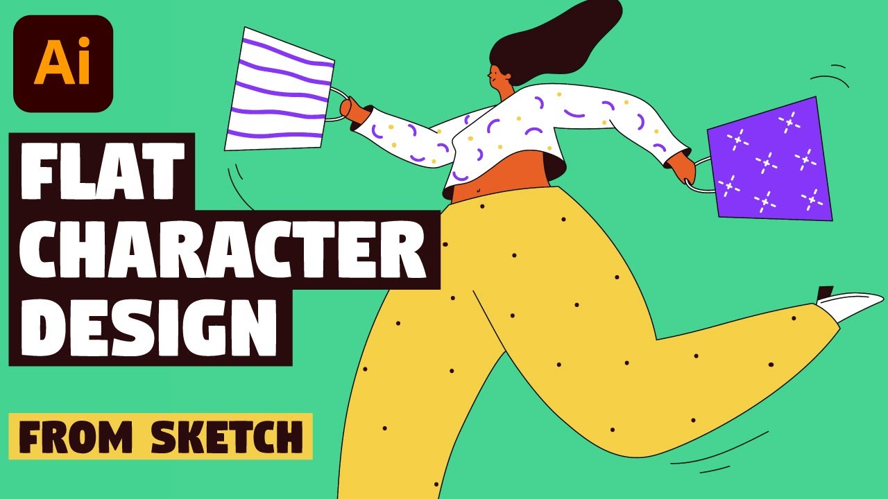 flat-character-design-illustrator-tutorial-for-beginners-youtube