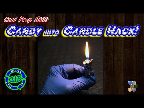 Fast Candy Candle Hack - Be Prepared - Instant Light