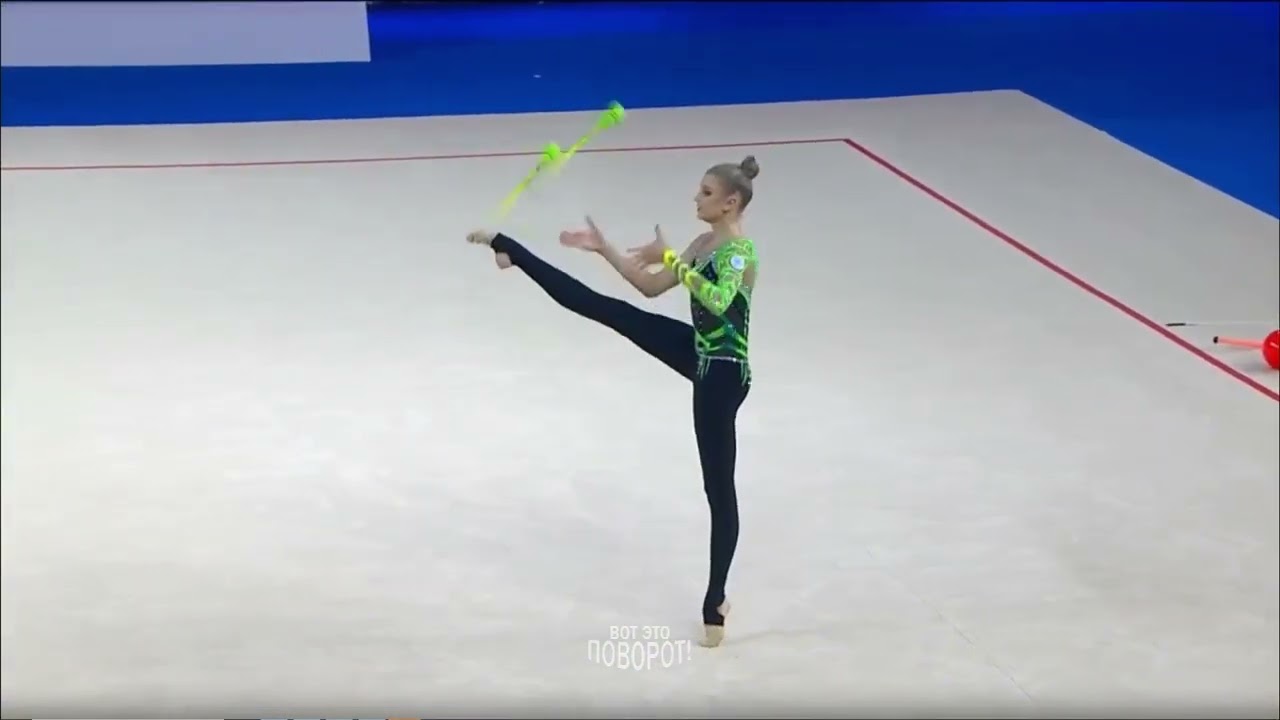 Alexandra Borisova clubs All-around final RC26 24.40