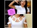 DIY: Transforma camisetas en lindas blusas | Quicha Rocio