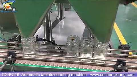 Capsule counting machine丨 CX-PC16  Automatic counting filling machine for capsule/gummy bear/softgel