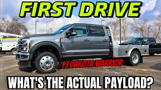 2024 Ford F550 Lariat With PJ FlatBed: First Drive And CAT Scale Weigh In With Actual Payload