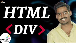 HTML video tutorial - 12 - html div tag in hindi | HTML DIV TAG