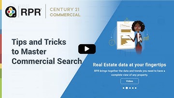 Tips and Tricks to Master Commercial Search - RPR & C21 Commercial Video Series