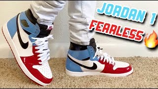how to lace jordan 1 fearless