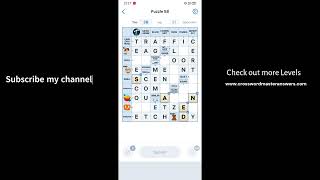 Details Crossword Master Level 58 Answers | Crossword Master Puzzle 58 Guide