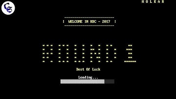 Simple KBC Game Coding in C Language । Mr Lokhande | Ankush Lokhande