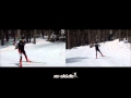 Skilanglauf Technik: Skating 1-2 (Pendelschritt)