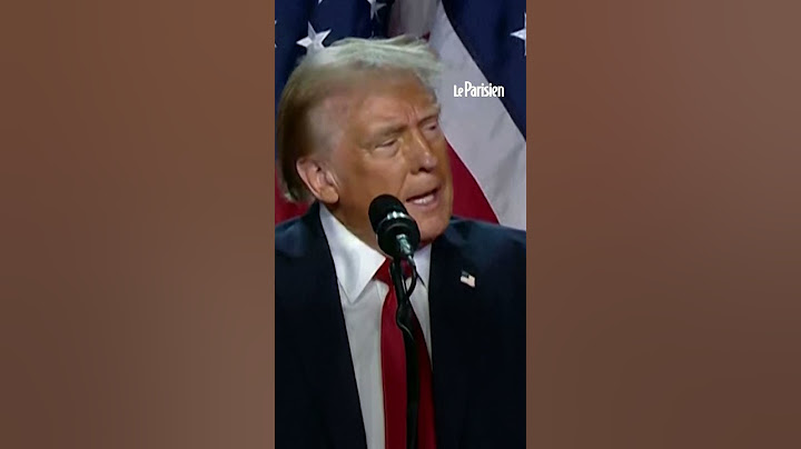 « Nous avons écrit l'Histoire » : Donald Trump revendique une victoire écrasante devant ses fans