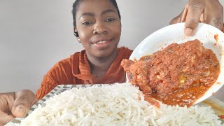 1,000,000 views, ASMR Authentic  spicy white rice and assorted meat stew mukbang #asmr #mukbang