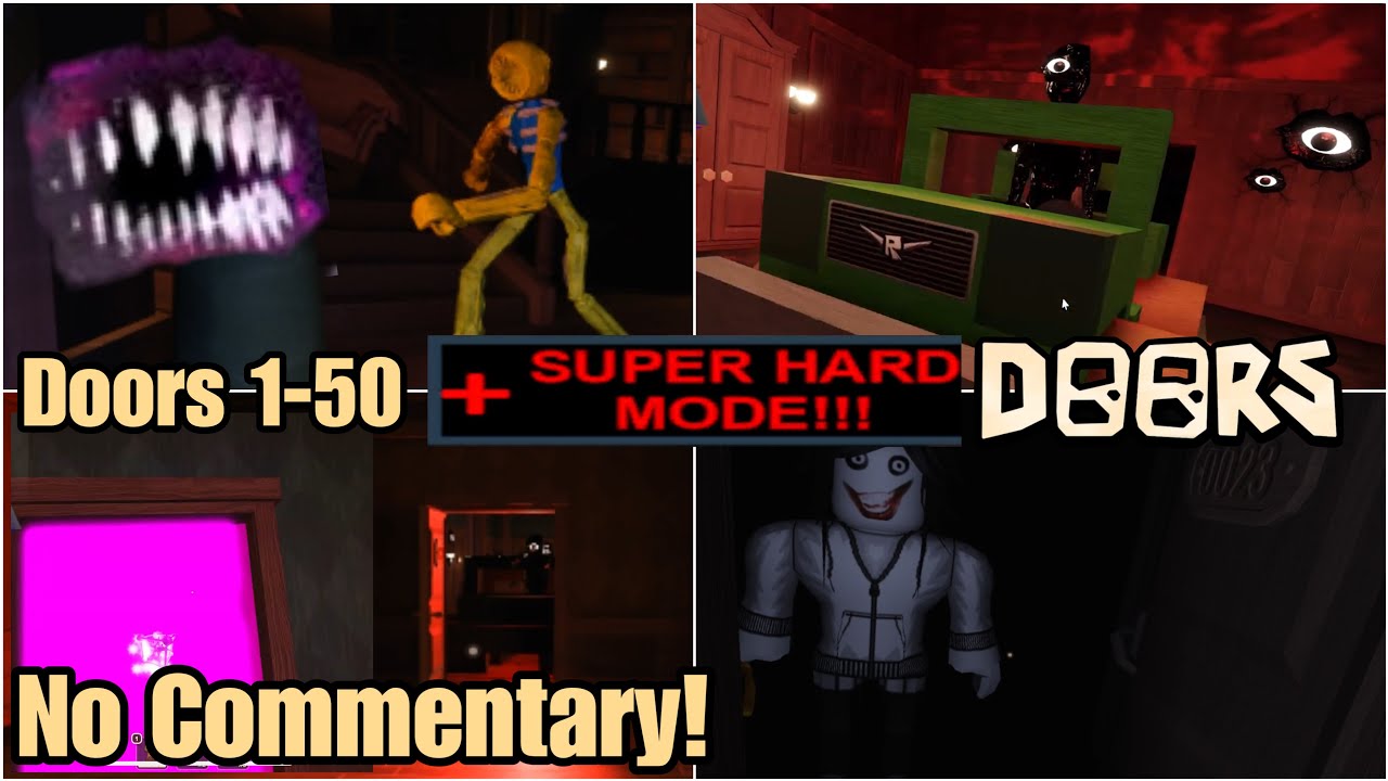 ROBLOX - Doors SUPER HARD MODE - [Doors 1 to 100 Full Walkthrough] 