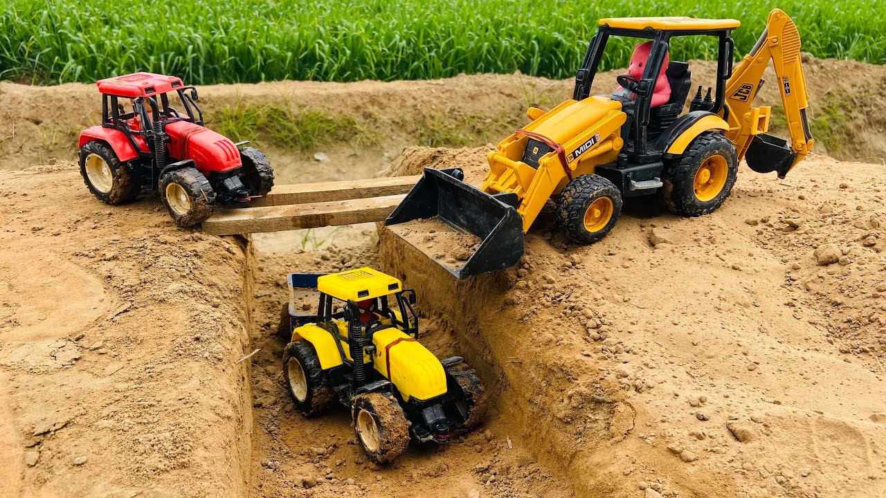 TOP DIY Mini Excavator Making Mini Rice Harvester Machine | DIY ...