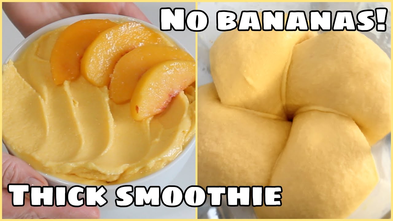 Mango & Peach THICK Smoothie Bowl Vitamix E320 Vitazoom YouTube