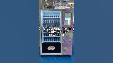 Customer case: Our smart vending machine ready to ship to Canada #vendingmachinefactory