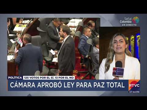 Congreso aprueba el proyecto de 'paz total' que acepta negociar con 'Iván Márquez' | RTVC Noticias