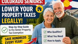 How to apply for the senior property tax exemption in Colorado