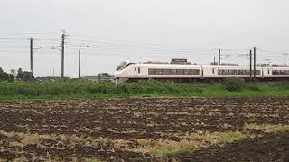 常磐線　E657系　21M　特急ひたち21号 いわき 行　友部～内原　通過　2019.07.05