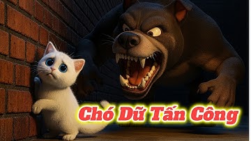 Mèo con lạc mẹ - Tập 2 | Thoát chết khỏi răng nanh chó dữ #cat #shorts #AI #meow #meo