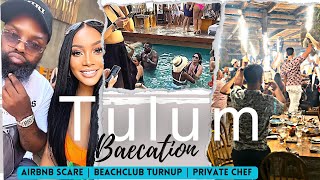 TULUM MEXICO TRAVEL VLOG 2023 | TABOO BEACH CLUB | AIRBNB | M LOUNGE | TANTRA TULUM | PRIVATE  CHEF