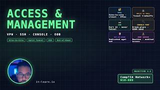 Network Access &amp; Management Explained — VPNs, SSH, OOB (N10-009)
