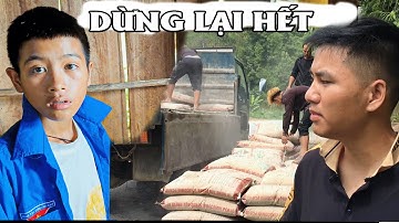 TẠM DỪNG MỌI THI CÔNG.EM QUÂN 14 TUỔI CÔ ĐƠN TRONG RỪNG. KHỔ HƠN CHỮ KHỔ LIÊN TỤC GẶP KHÓ KHĂN .