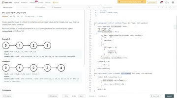 LeetCode 817.Linked List Components   分享