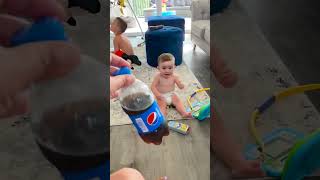 Silly babies funny moments - Big Daddy #shorts  #baby #funny #babydaddy