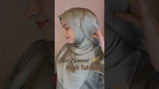 Eid Special Hijab Tutorial | New Hijab Style #hijabstyle #hijabtutorial #eidspecial #hijabfashion