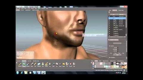 Sculpting & Painting a Geometry in Autodesk Mudbox.
