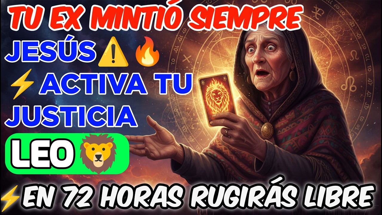 🚨LEO ♌ Jesús te avisa esa persona te traicionó ⚠️ en 72 horas paga todo