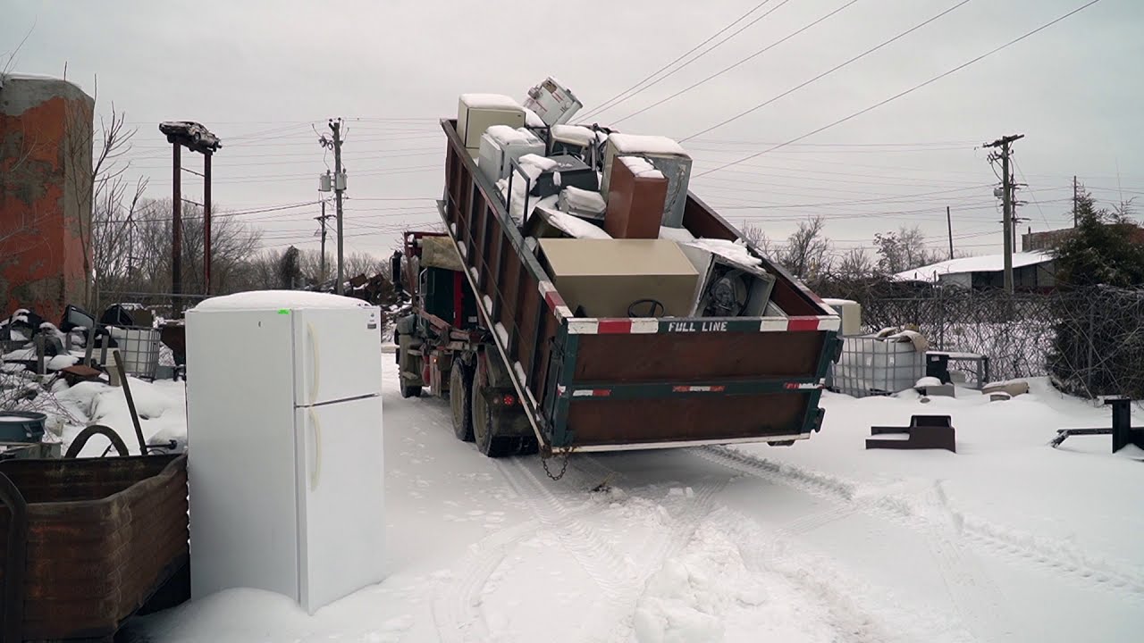 Scrap Metal Load Dumpster Rental Revenue YouTube