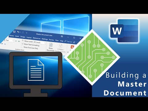 Building a Master Document in Microsoft Word