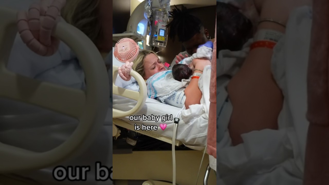 Our baby girl is finally here 🥰 