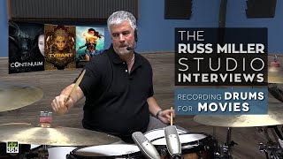 Recording Drums for Movies - Studio Talk with Drummer Russ Miller