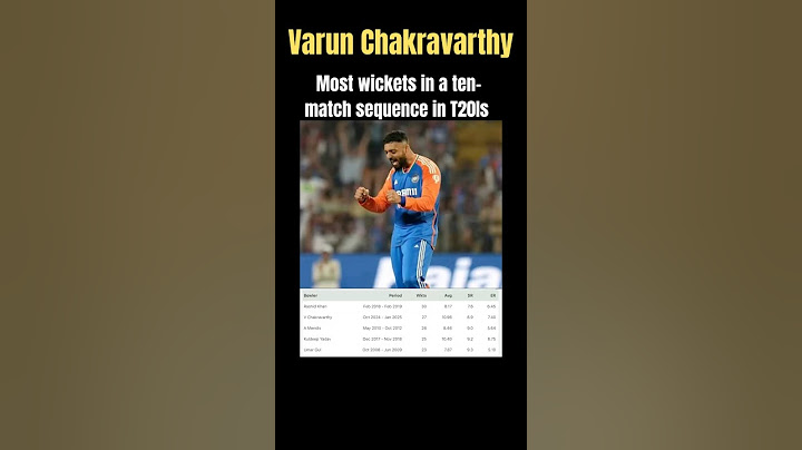 Varun Chakravarthy: Most wickets in Ten Match sequence | India vs England series #indvsenghighlights