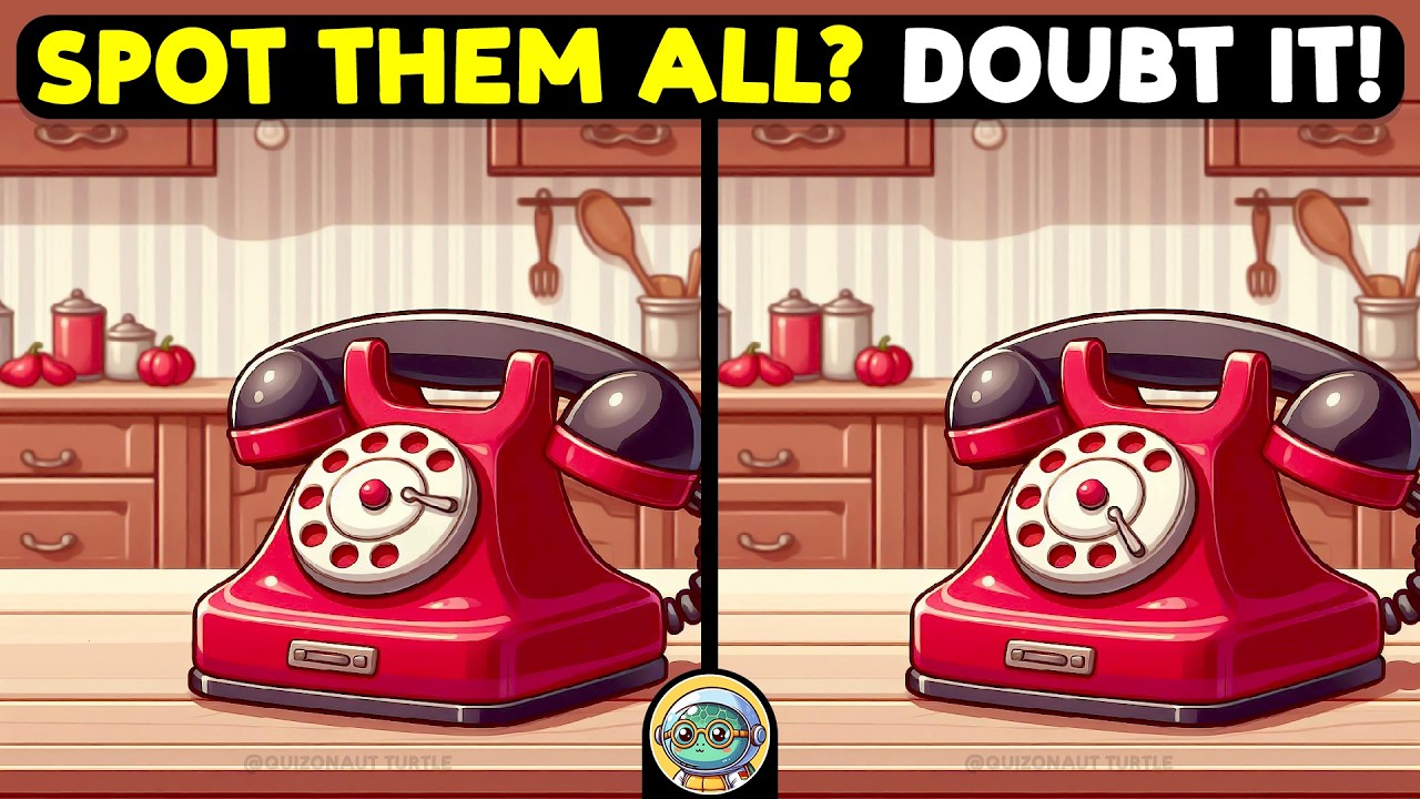 🐢🧩 Spot 3 Differences | Hidden Secrets Edition 🧩🐢 | Quizonaut Turtle