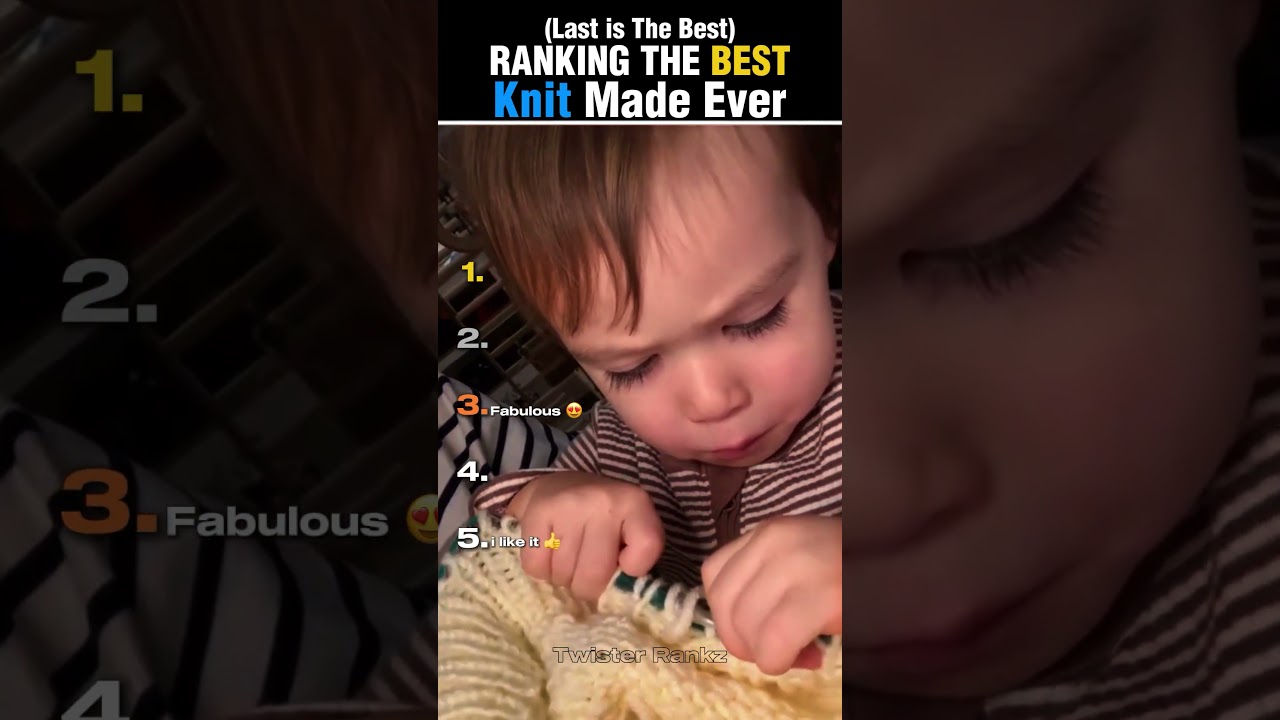 Ranking The Best Knitting and Crochet Masterpieces #shorts #knitting #crochet #viral