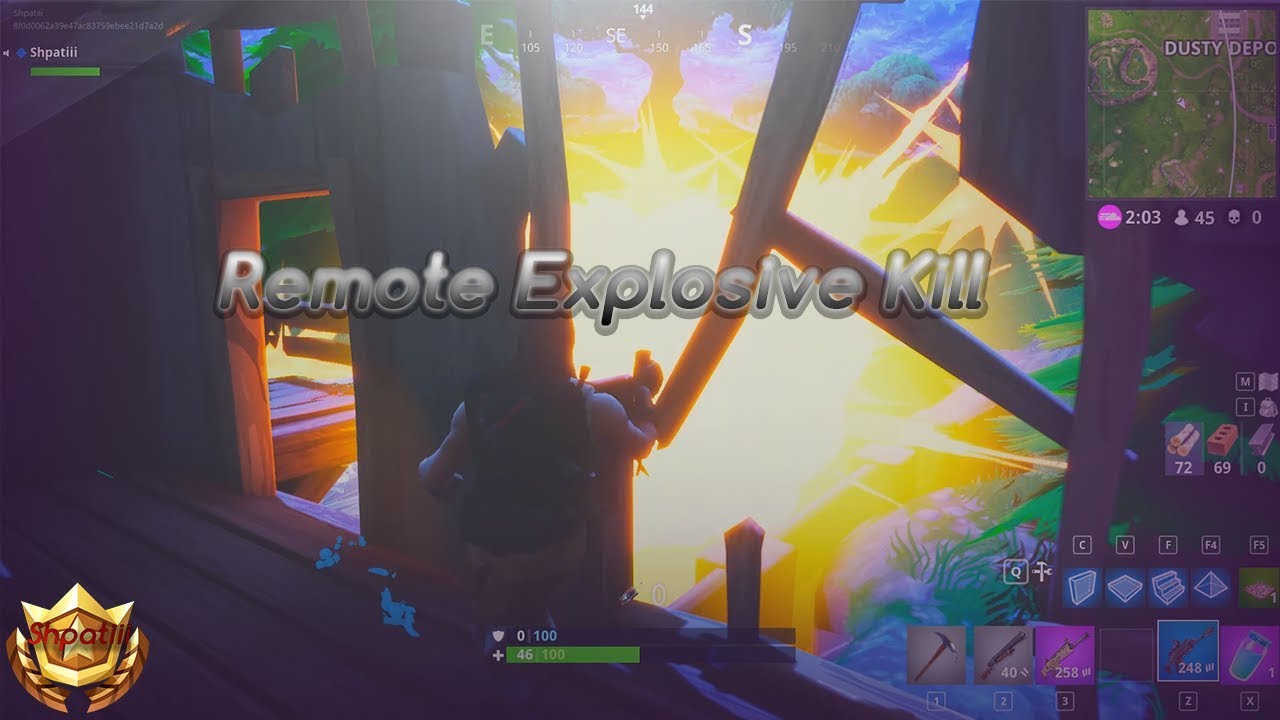Fortnite Remote Explosive Kill - Fortnite Battle Royale
